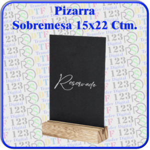 pizarra sobremesa 15x22 ctm.