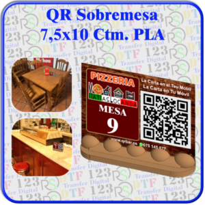 qr sobremesa 7,5x10 ctm. pla
